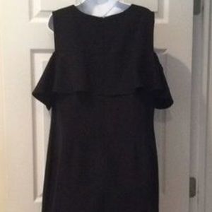 Roz and Ali figure flattering, cold shoulder dress